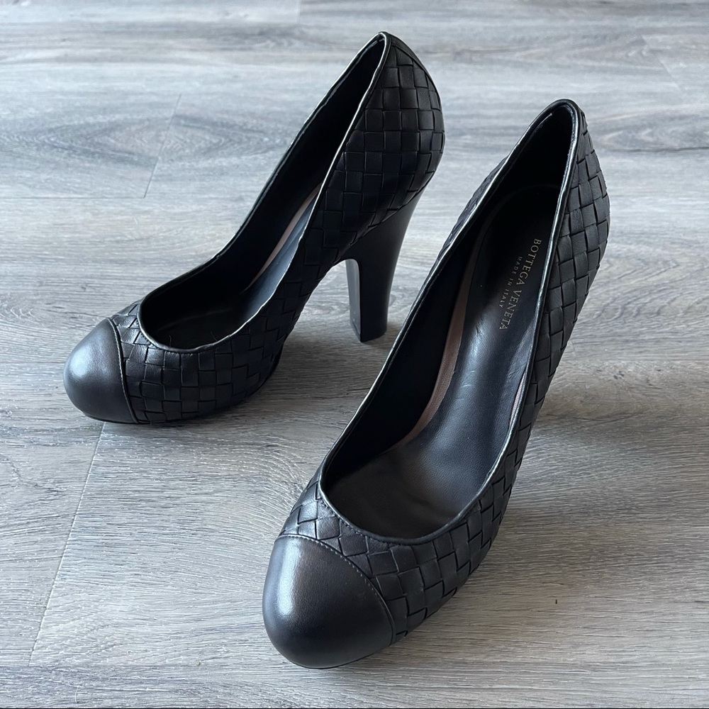 Bottega Veneta Intrecciato Weave Pumps